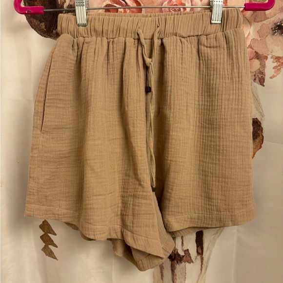 Lost in Lunar Pants - XS Women's Tan Shorts